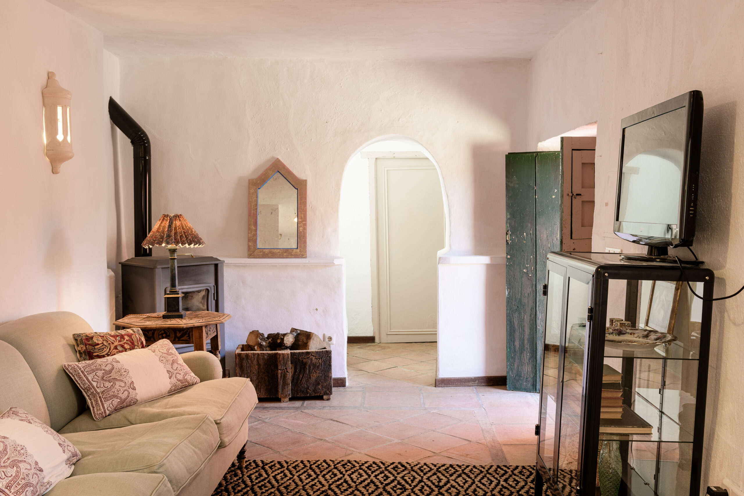 Casita entrance and living room